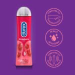 Lubrifiant Durex Strawberry (capsuni), 50 ml - imagine 3