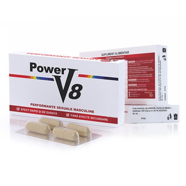 Power V8, capsule pentru potenta, erectie si ejaculare precoce
