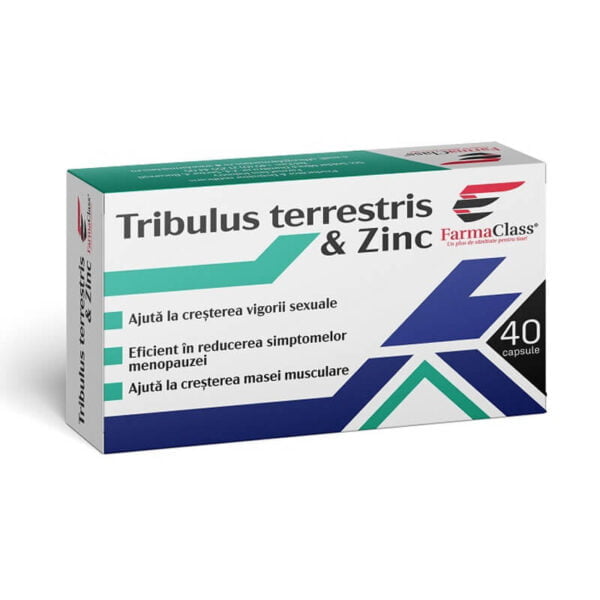 Tribulus Terrestris & Zinc, 40 capsule, FarmaClass